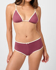 Plum/Antique White