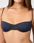 Dark Navy/Mahogany