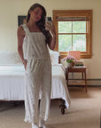 Ruffle Button Front Tank Top