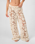 Pull On Crochet Pant