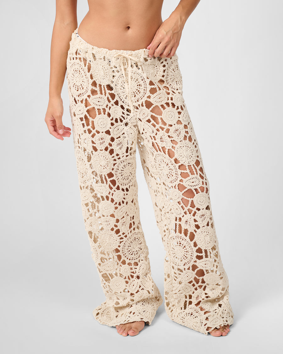 Pull On Crochet Pant