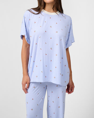 Baby Blue/Ivory