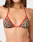 Light Brown/Scarlet