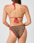 Light Brown/Scarlet