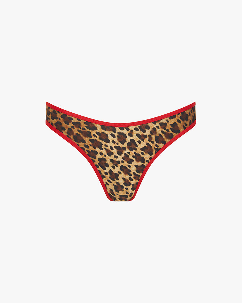 Light Brown/Scarlet