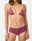 Plum/Antique White