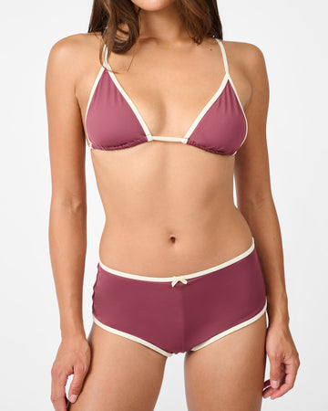 Plum/Antique White