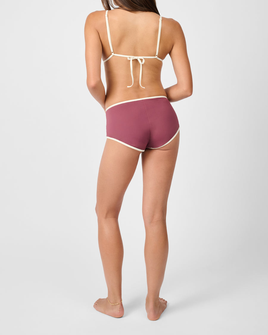 Plum/Antique White