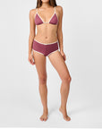[Plum/Antique White] - Model