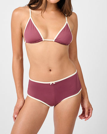 Plum/Antique White