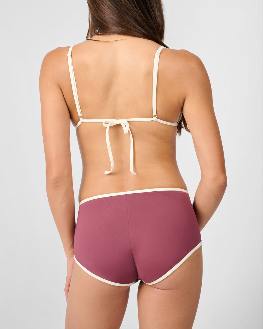 Plum/Antique White