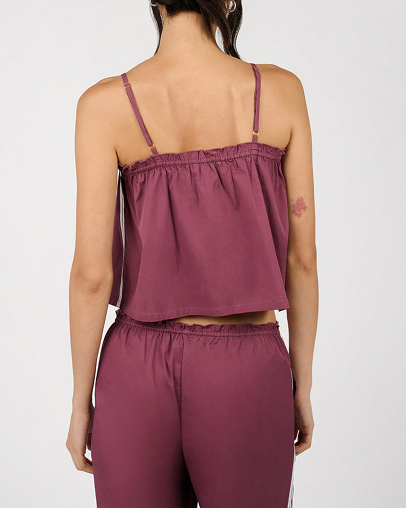 Plum/White
