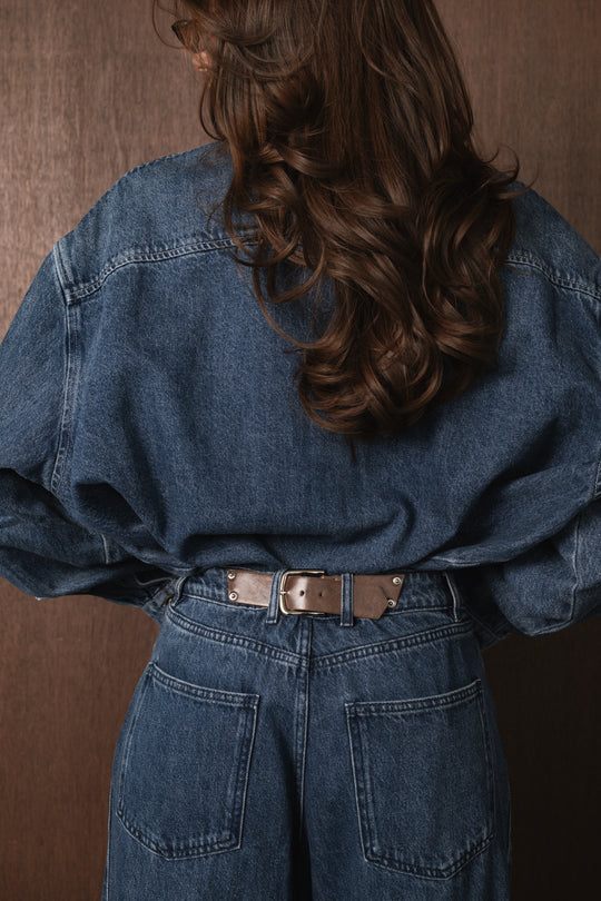 WeWoreWhat Danielle Bernstein Fall 2025 Cotton Capsule Denim look