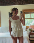 Square Neck Babydoll Top